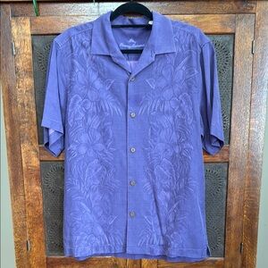 Men’s Tommy Bahama Purple Floral Shirt